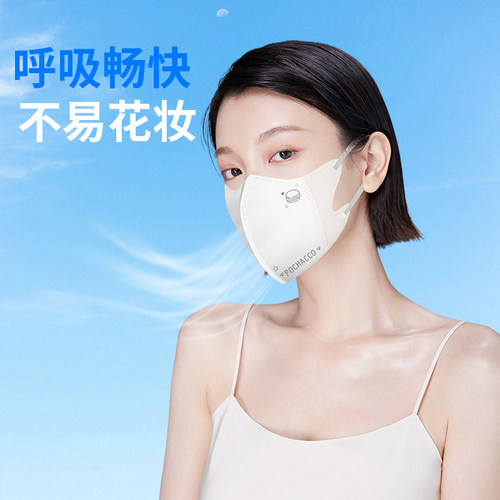 奇尊马卡龙3d立体口罩冰感透气新款高颜值网红卡通图案显脸小薄款 - 图2