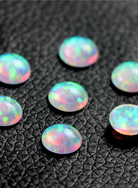 diy平底圆形裸石戒面