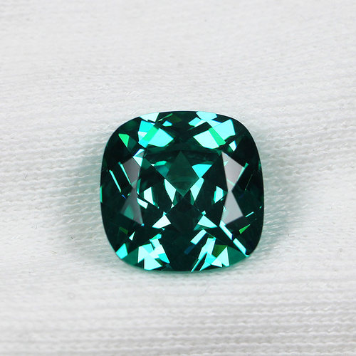 帕拉伊巴碧玺裸石巴西莫桑比克霓虹蓝镶嵌戒指吊坠耳钉正方形枕形 - 图0