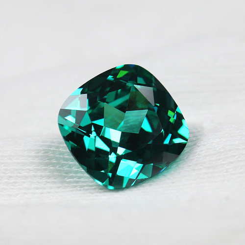 帕拉伊巴碧玺裸石巴西莫桑比克霓虹蓝镶嵌戒指吊坠耳钉正方形枕形 - 图1