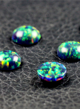 平底未镶嵌夜光裸石戒面