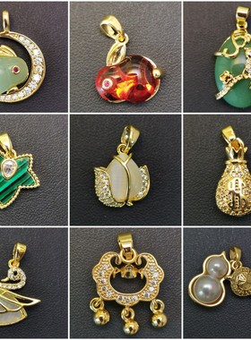 轻奢枫叶珍珠仙女可爱项链