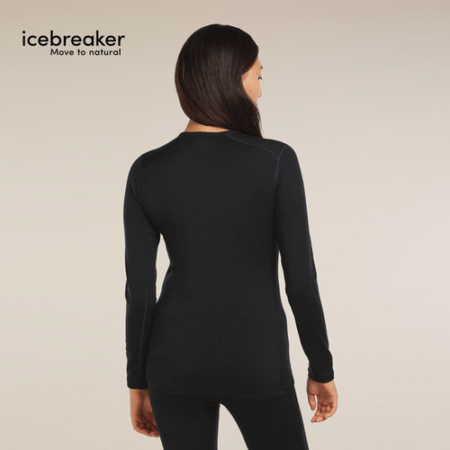 icebreaker可机洗纯美利奴羊毛女200 Oasis长袖保暖透气户外运动 - 图2
