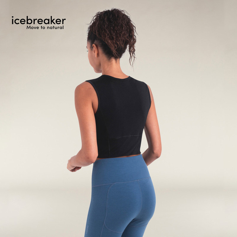 icebreaker美利奴羊毛女125 ZoneKnit运动文胸背心透气跑步户外,淘宝优惠券,粉丝福利购,淘宝优惠卷
