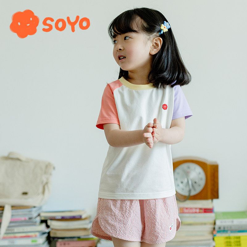soyo舍予良仓母子装母女短袖t恤 舍予良仓亲子装/亲子时装