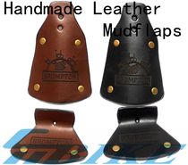 ACE Small Cloth Folding Car Leather Mudflaps Handmade Real Leather Muddy Leather Clay bezel