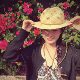 Cowboy straw hat handmade raffia hat