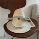 Large heads can wear imported five-point grass knitted hats