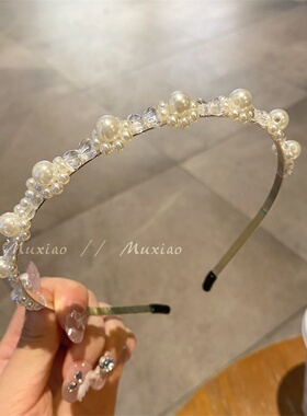 水晶头饰森系甜美头箍女
