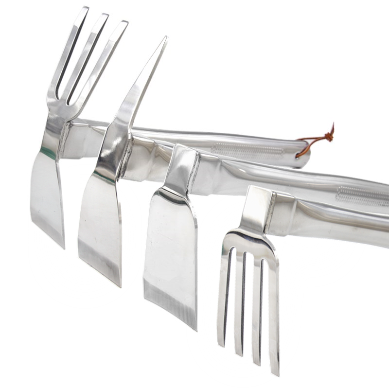 不锈钢锄头除草耙子小锄头花锄农具种菜种花园艺松土工具挖笋农用,淘宝优惠券,粉丝福利购,淘宝优惠卷