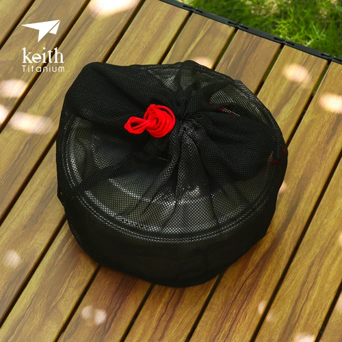 Keith Kais Pure Titanium Pot Portable Cooking Плохое приготовление приготовления.