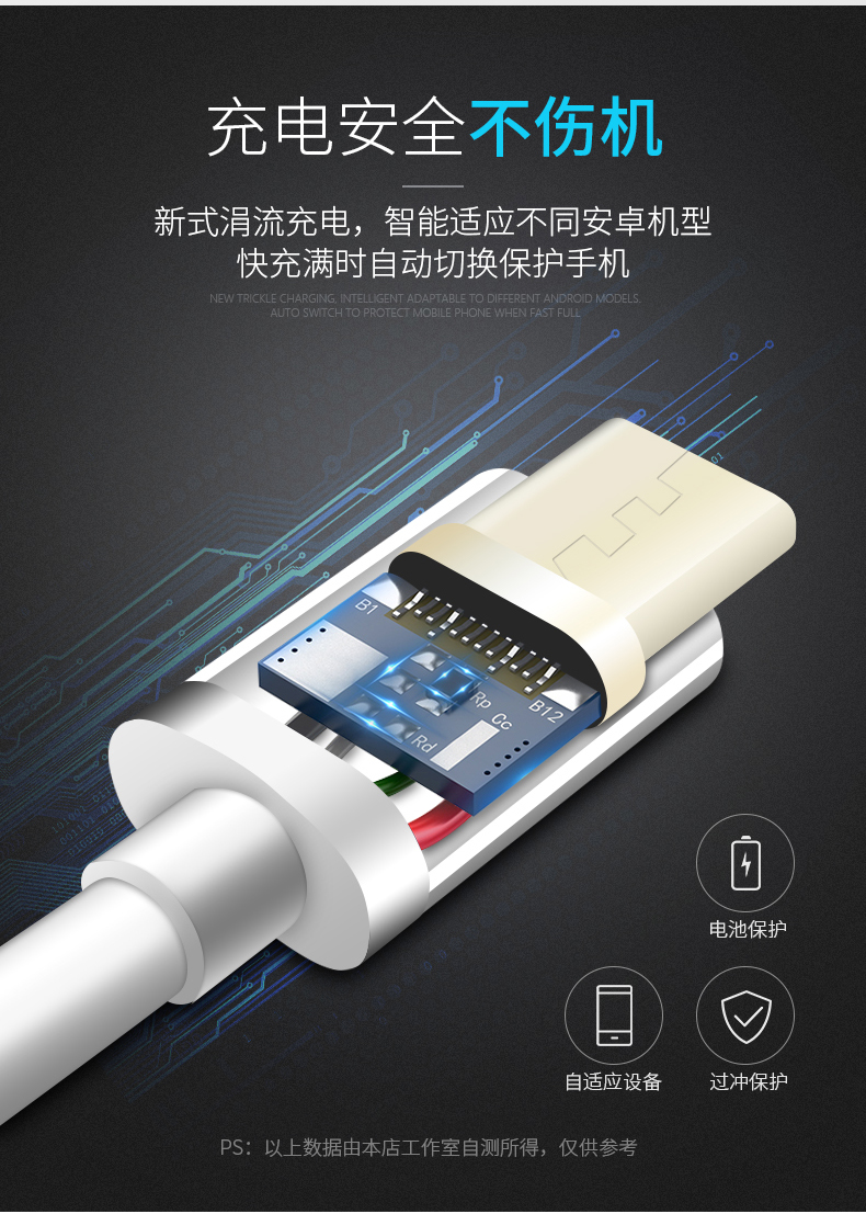 适用JBL蓝牙耳机音箱flip4chargepulse3GO2T280BTNC充电器线-图2