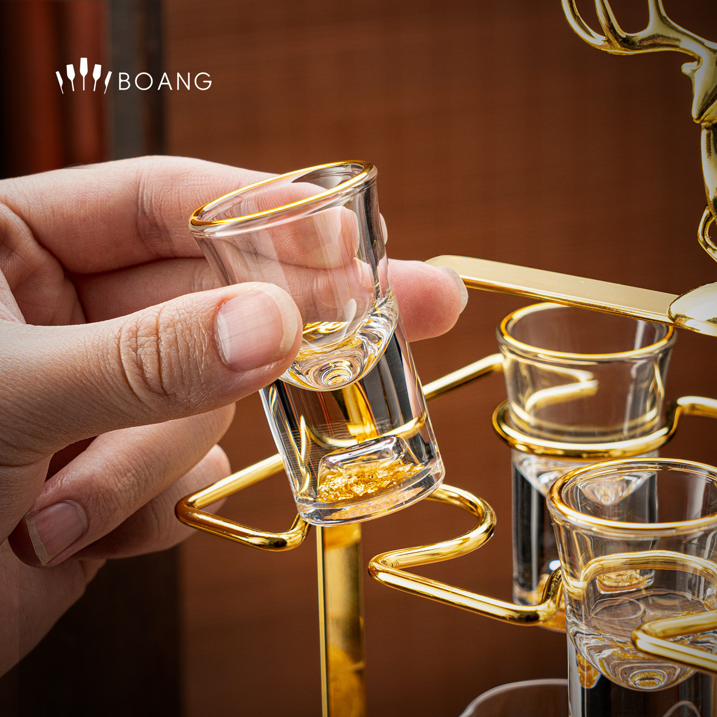 高端酒杯套装家用白酒杯礼盒装送父亲长辈生日礼物创意酒具礼品,淘宝优惠券,粉丝福利购,淘宝优惠卷