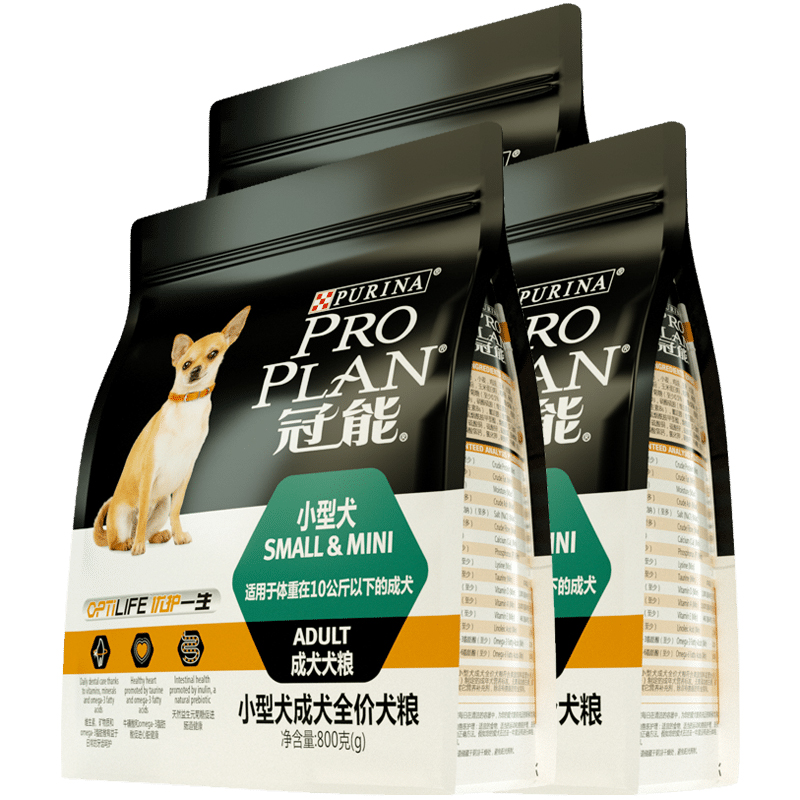 冠能狗粮小型犬成犬泰迪贵宾比熊通用狗粮2.4kg包良好消化全价粮优惠券