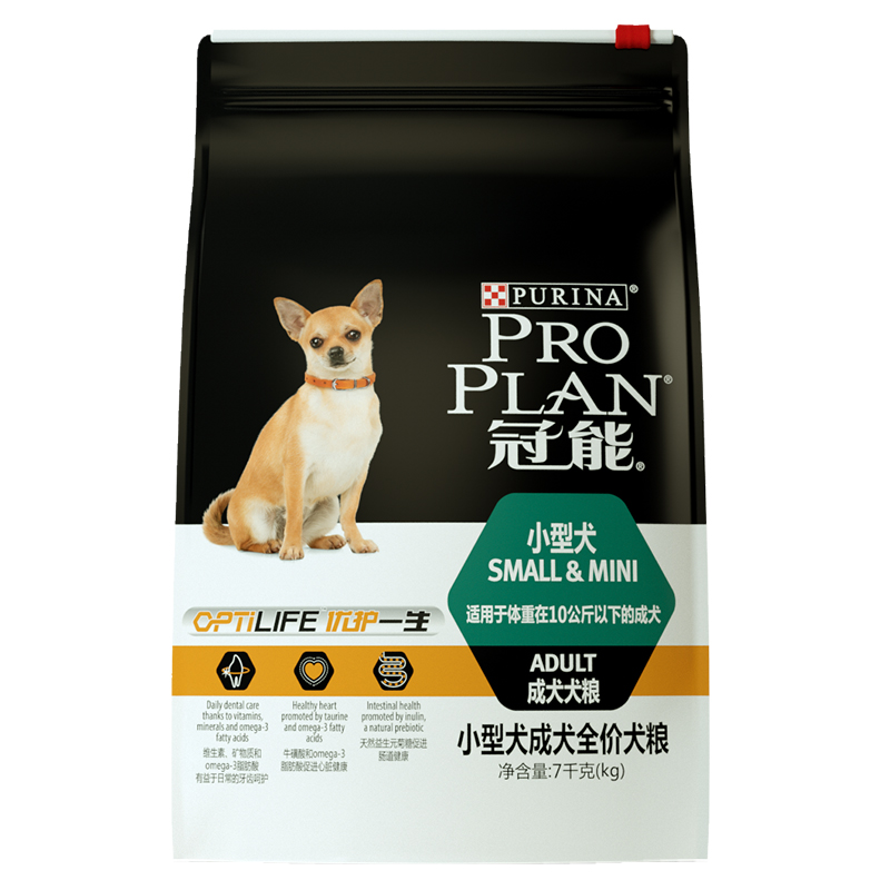 冠能狗粮小型成犬狗粮泰迪比熊贵宾全价通用型良好消化成犬粮7kg优惠券