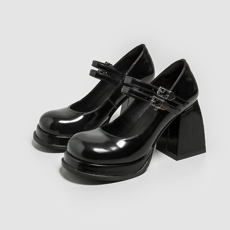 湘湘角色法式玛丽珍女鞋春夏高跟鞋圆头粗跟jk单鞋仙女风百搭鞋子,淘宝优惠券,粉丝福利购,淘宝优惠卷