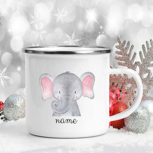 Baby Gift Gifts Enamel Cup Personalized Children's Mug Fores - 图0