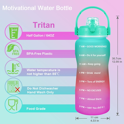 Галлон 2 л бутылка с водой соломенной 3,8 и 2 литр большой CA