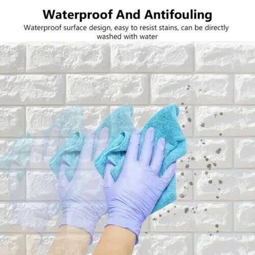 1/3/5/10 M 3D Self-adhesive Wallpaper Stickers Brick Wall St - 图2