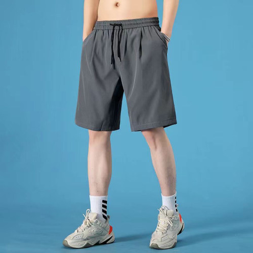 清仓捡漏外贸原单尾货裤子男士夏季外穿宽松五分休闲运动沙滩短裤 - 图0