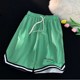 Clearance leak ~ Basketball shorts for boys summer ice silk thin breathable 5-point beach pants loose quick-drying pants