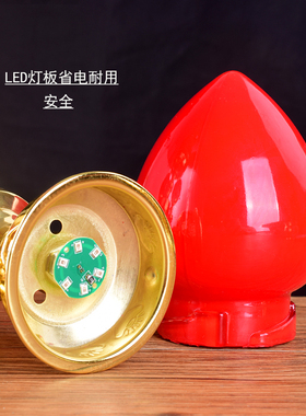 有源供佛黄铜电蜡烛香炉套装