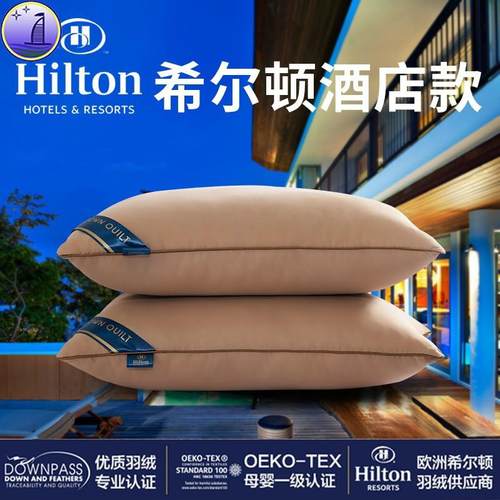 Pillow Healthy pillows feather velvet hotel pillow for bed - 图0