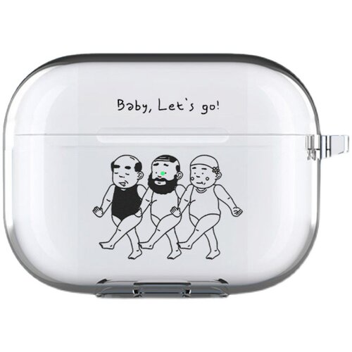 三个老头适用airpods3保护套苹果2蓝牙耳机套软透明二三代pro个性华为freebuds pro3索尼XM5三星Buds2 Pro - 图3