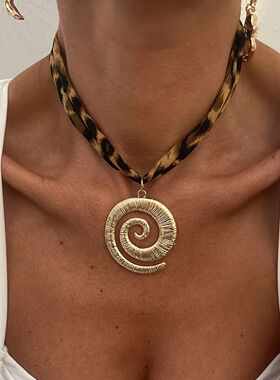 Ocean Style Metal Conch Starfish Heart Pendant Necklace Wome