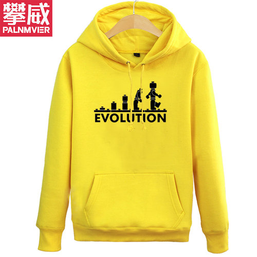 攀威LEGO EVOLUTION 搞笑 Sheldon Cooper机器人秋冬连帽卫衣外套 - 图2