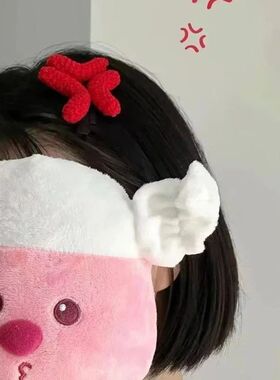 1pc  Angry Hair Clip Novelty Duckbill Clip Crochet Yarn Head