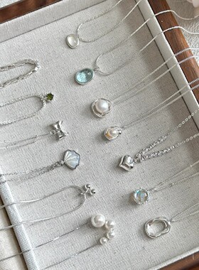 All-match Necklace Female Bow Does Not Fade Design Sense Cla