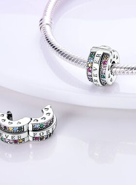 Original Beads 925 Silver Clasp Clip Charms Stopper Bead Fit