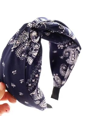 1pc  New Style Wide Band Headband Retro Temperament Cashew F