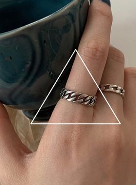 925 Sterling Silver Finger Rings NewCreative Cross Hollow Ch