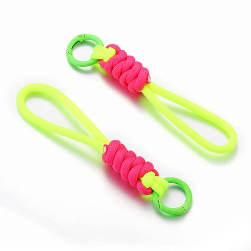 Creative Hand Woven Keychain For Mobile Phone Lanyard Anti L - 图2