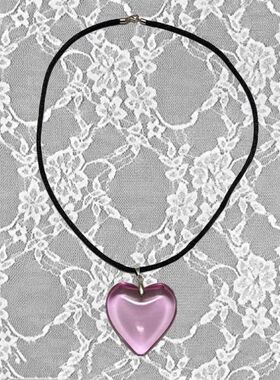 Y2k Red Heart Necklace for WomenVintage Big Hearts Pendants