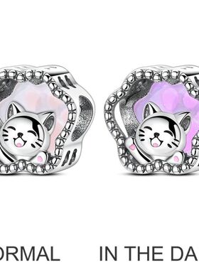 Original Charms Bead 925 Sterling Silver Inlaid Zirconium Bo