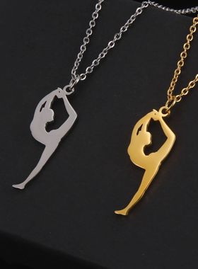 Rhythmic Gymnastics Necklace Women nd 2025 Gymnast Stainless