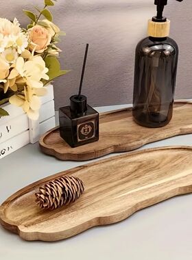 Style Storage Tray Irregular Cloud Shaped Wooden Tray For Br