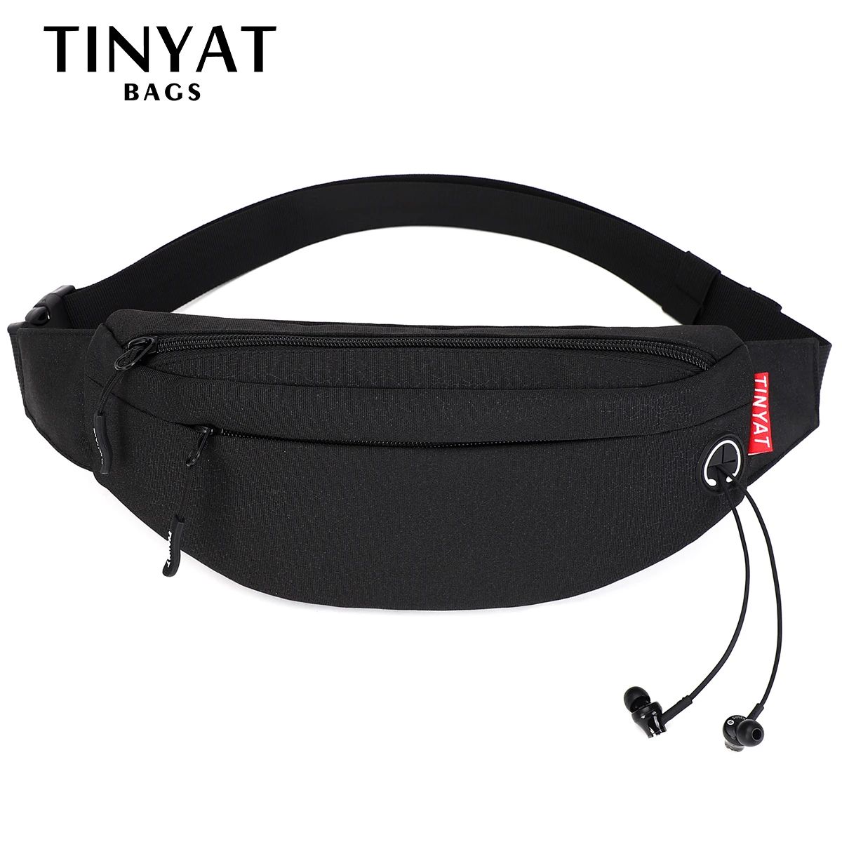 Men Waist Bag Pack Purse Casual Large Phone Belt Bag Pouch W - 图0