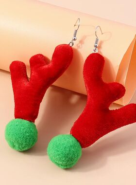 Hot SellingChristmas Earrings Merry Christmas Tree Bell Deer