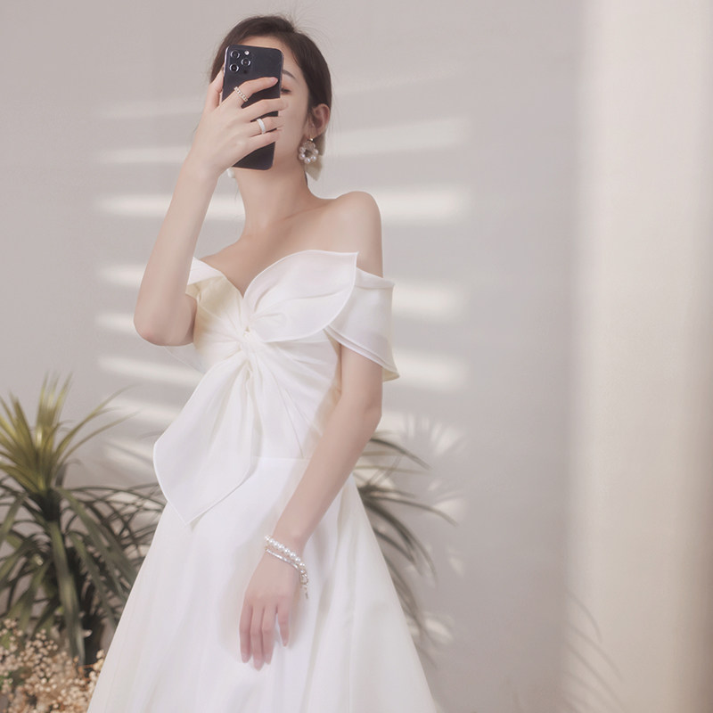 法式轻2021新款气质公主风敬酒服 帕缇伊礼服/晚装