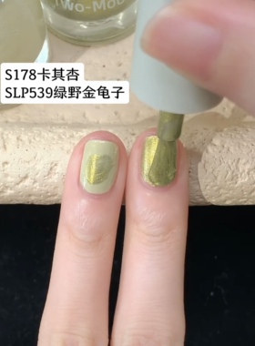 绿野金龟子涂鸦金龟子好吸睛！色号：S178卡其杏SLP539绿野金龟子