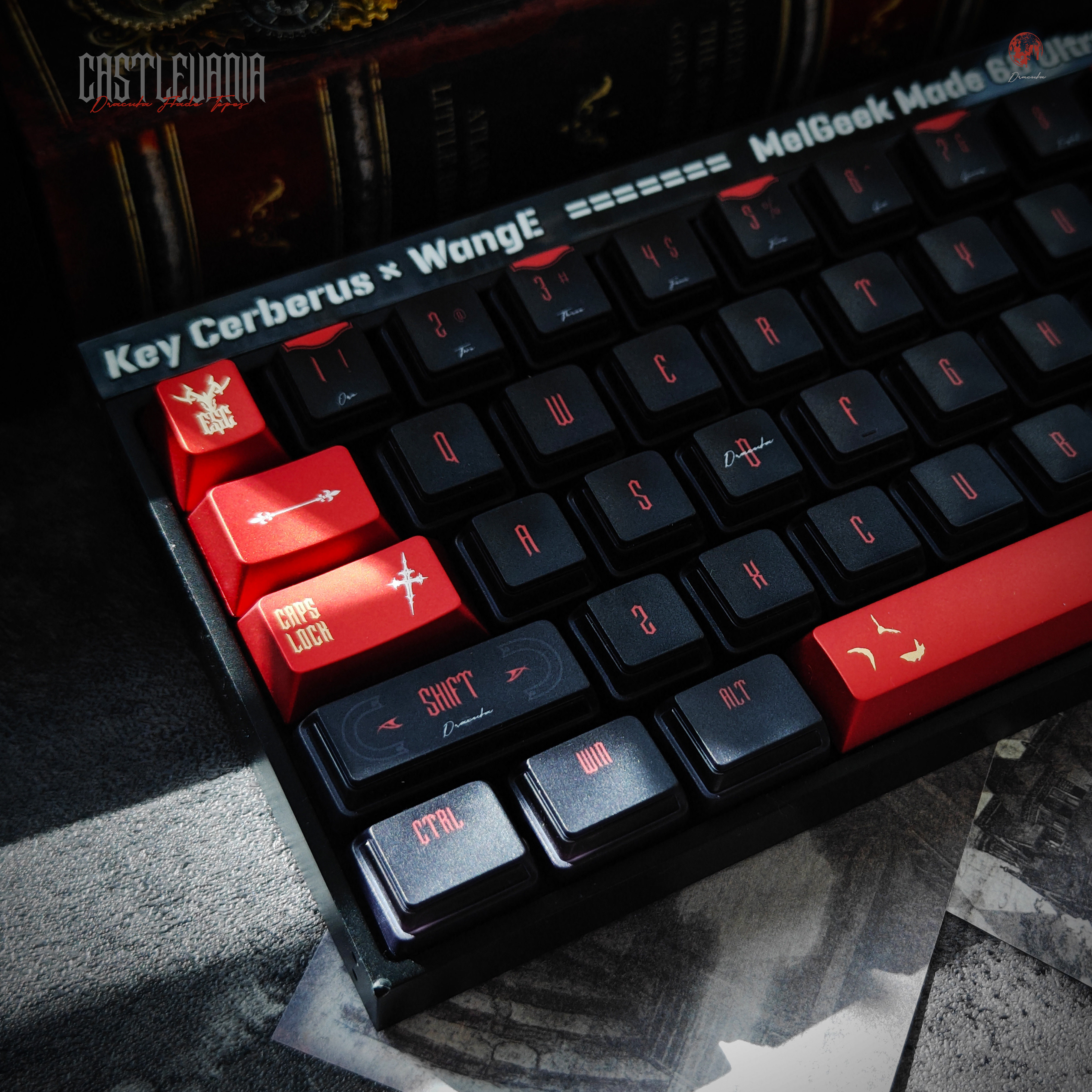 key cerberus《德古拉》原厂侧刻核动力金属漆烫金热升华透光键帽,淘宝优惠券,粉丝福利购,淘宝优惠卷