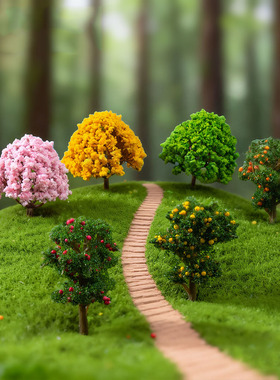 植物仿真花园艺盆栽摄影小摆件