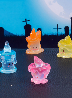 微景观简约现代创意可爱发夜光蜡烛宝宝 DIY装饰品桌面迷你小摆件