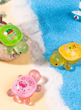 微景观简约现代发夜光水果乌龟抖音直播 DIY装饰品迷你桌面小摆件