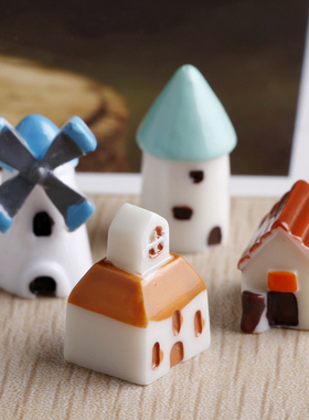 diy微观房子摄影田园风小道具