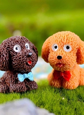 微景观小动物玩具卡通树脂工艺品